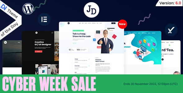 John – Minimal Personal Portfolio WordPress Theme